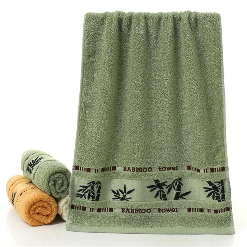 Soft Bamboo Fiber Hand Towels - Quick-Dry (1/2/4 Pack)