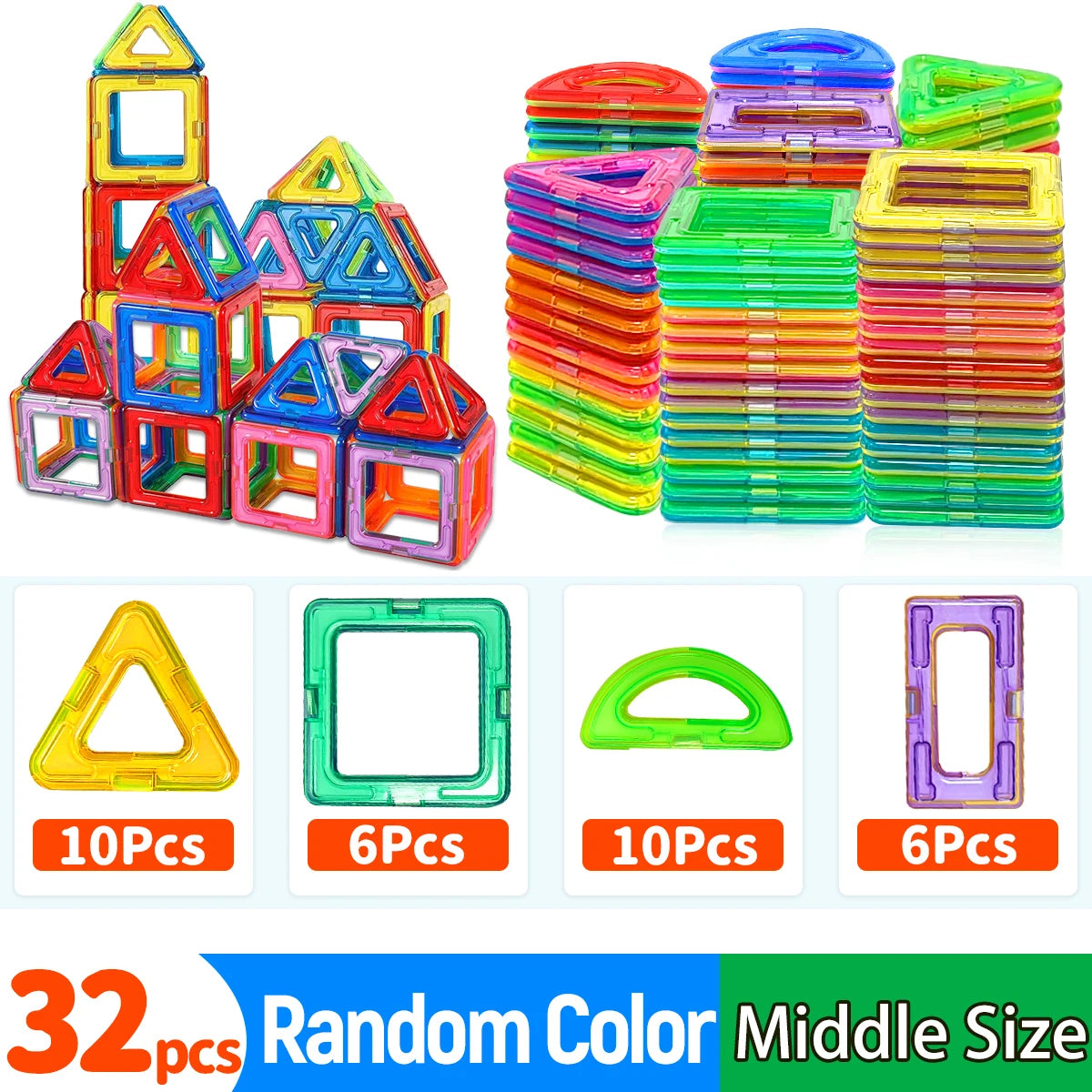 Magnetic Building Blocks – Medium STEM