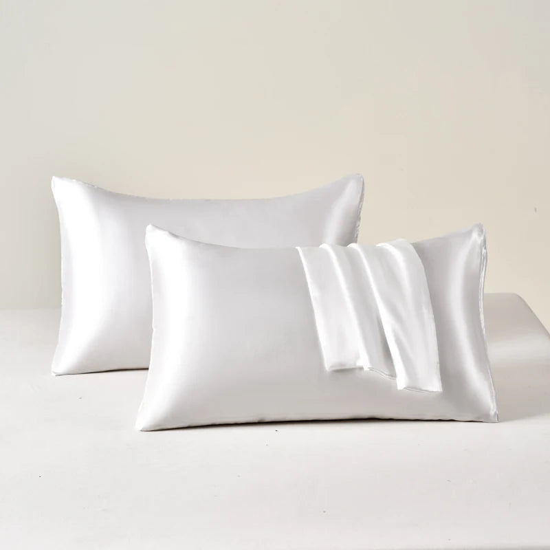 Cooling Satin Pillowcase Set - Smooth & Breathable (2-Pack)