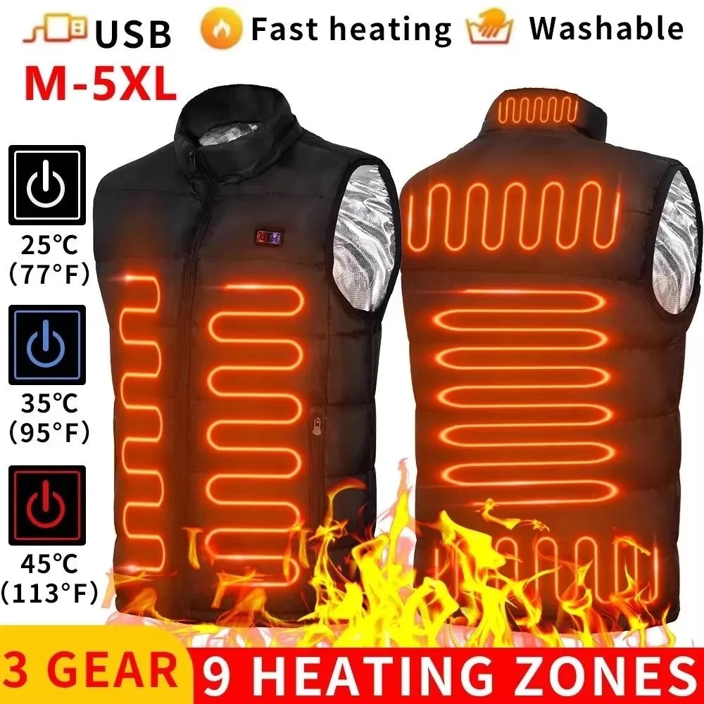 CozyHeat USB Heated Vest – Unisex