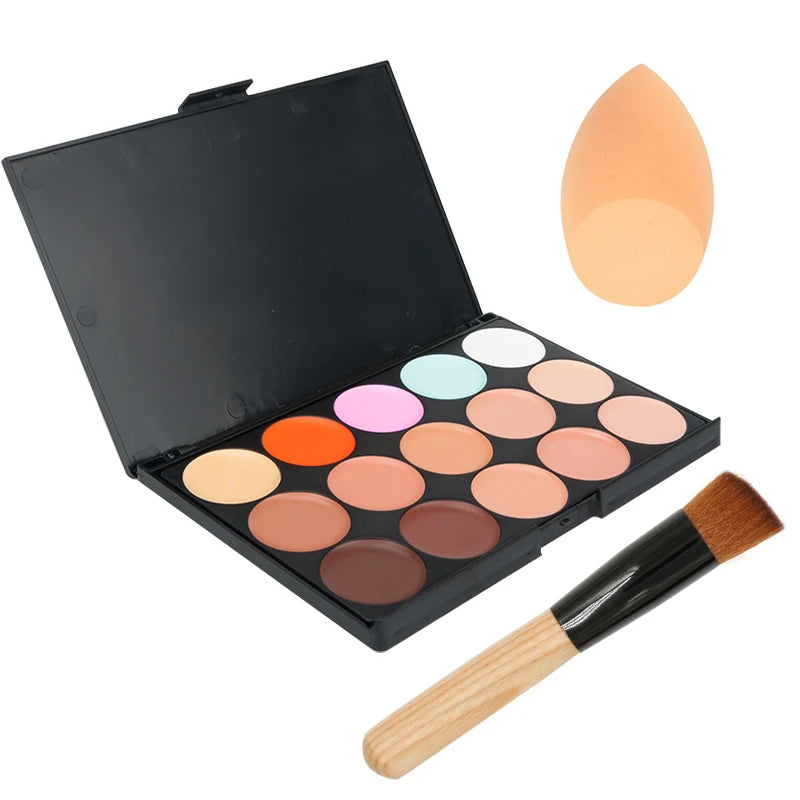 15-Color Concealer Contour Palette