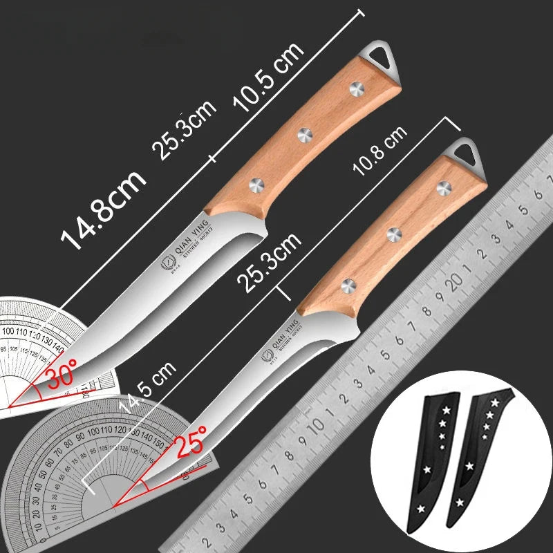 Professional Forged Bone Removal & Slicing Knife Set