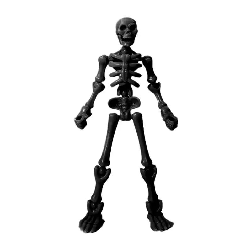 DIY Snap-Together Mini Poseable Skeleton Figurines – Halloween Craft & Haunted House Decor (3 Styles, Ages 14+)