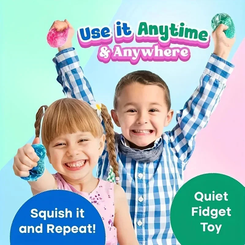 Multicolor Ice Ball Squishy Toy