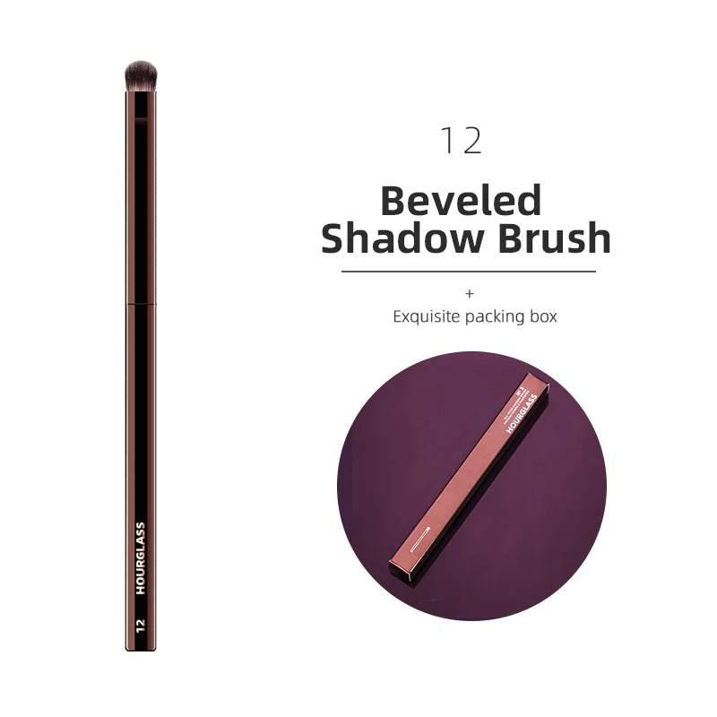 Hourglass Makeup Brush Set – Powder, Foundation, Concealer, Blush, Bronzer & Eyeshadow