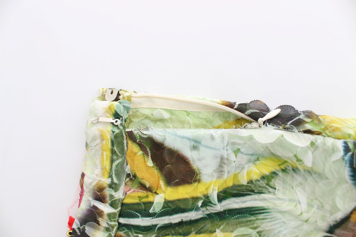 Lanre Da Silva Ajayi Women's Multicolor Organza Pencil Skirt – Handcrafted Nigerian Luxury