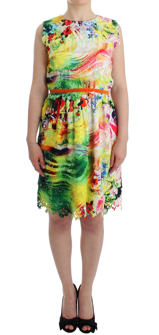 Lanre Da Silva Ajayi Women's Multicolor Organza Sheath Dress – Handcrafted Nigerian Luxury