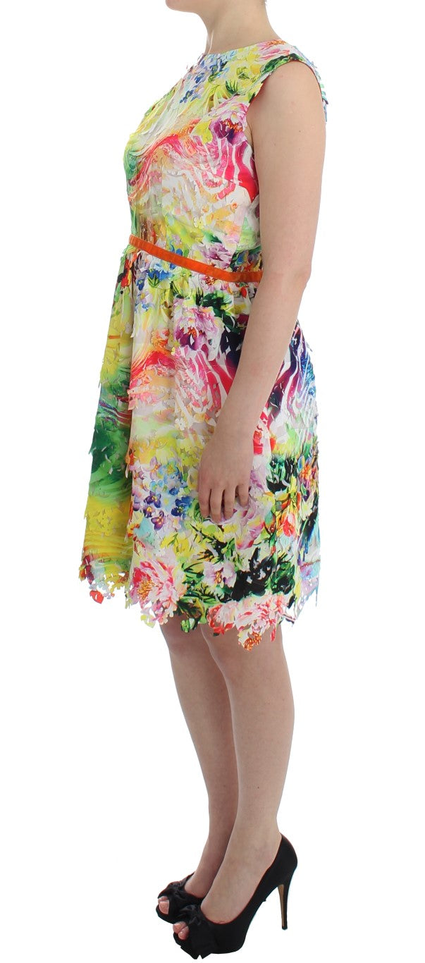 Lanre Da Silva Ajayi Women's Multicolor Organza Sheath Dress – Handcrafted Nigerian Luxury