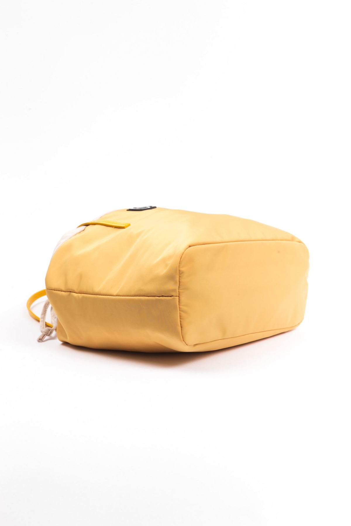 BYBLOS Women's Yellow Polyester Shoulder Bag – Logo Detail, Designer Handbag