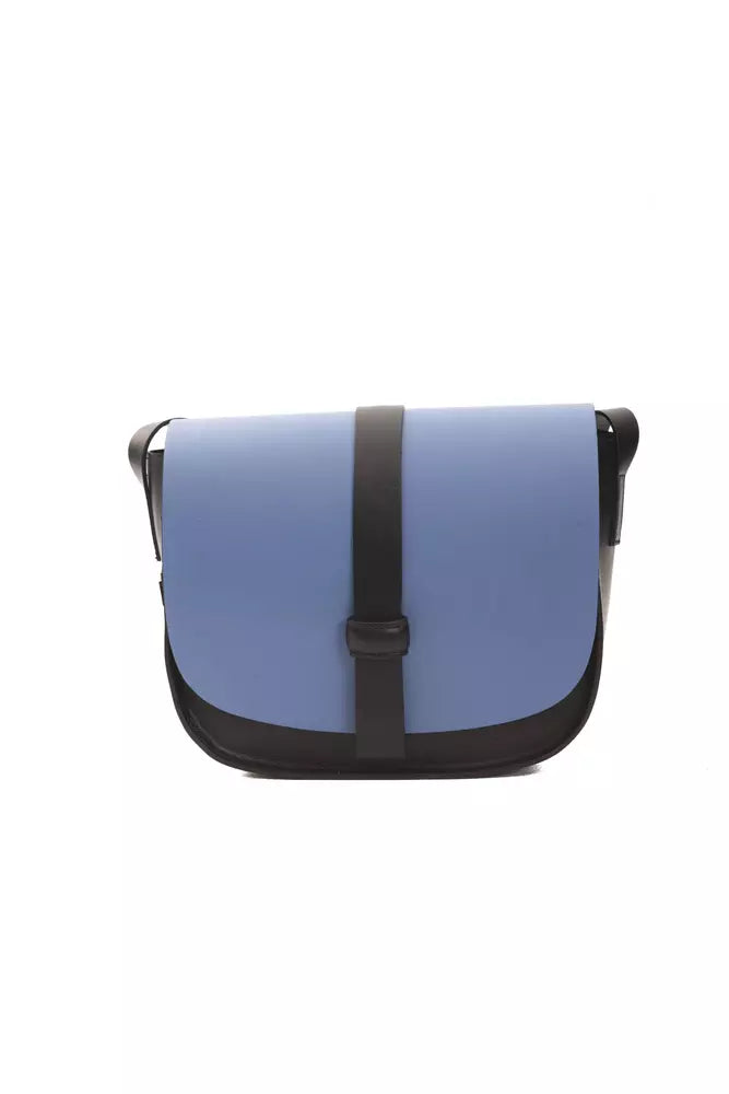 Pompei Donatella Blue Leather Crossbody Bag – DP Lining | Dustbag Included