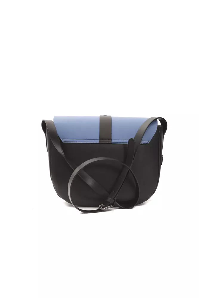 Pompei Donatella Blue Leather Crossbody Bag – DP Lining | Dustbag Included
