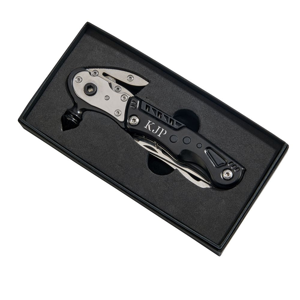 Emergency Glass Breaker Multi-Tool - 9-in-1 Car Safety Tool with LED & Gift Box