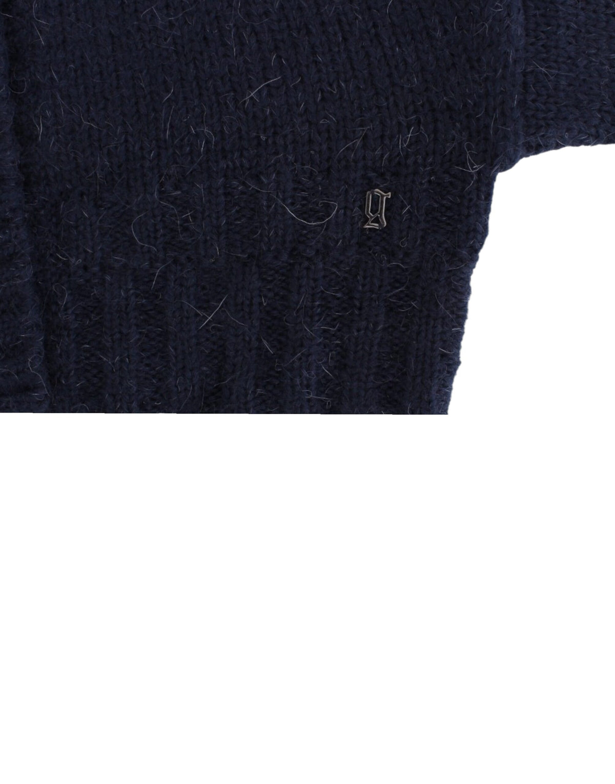John Galliano Blue cropped cardigan