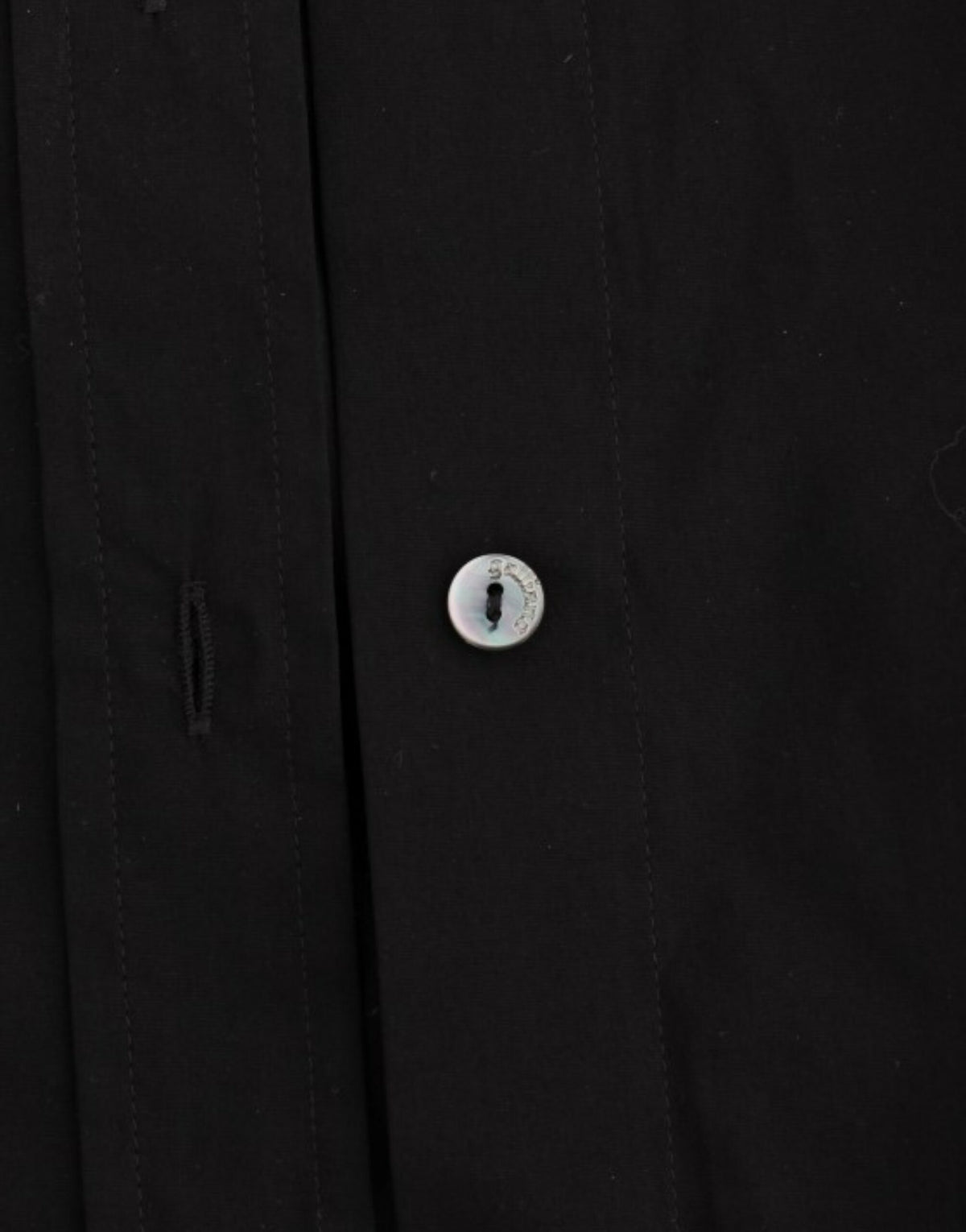 John Galliano Black cotton shirt top
