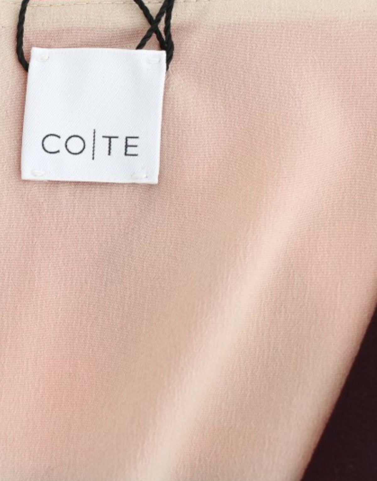 CO|TE Multicolor ‘Plando’ Pencil Dress – Back Zip, Logo Detail, Made in Italy