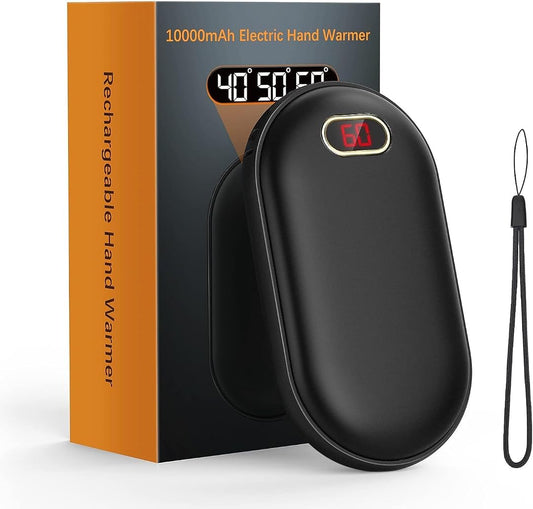 Rechargeable Electric Hand Warmers — 2-Pack for Winter
