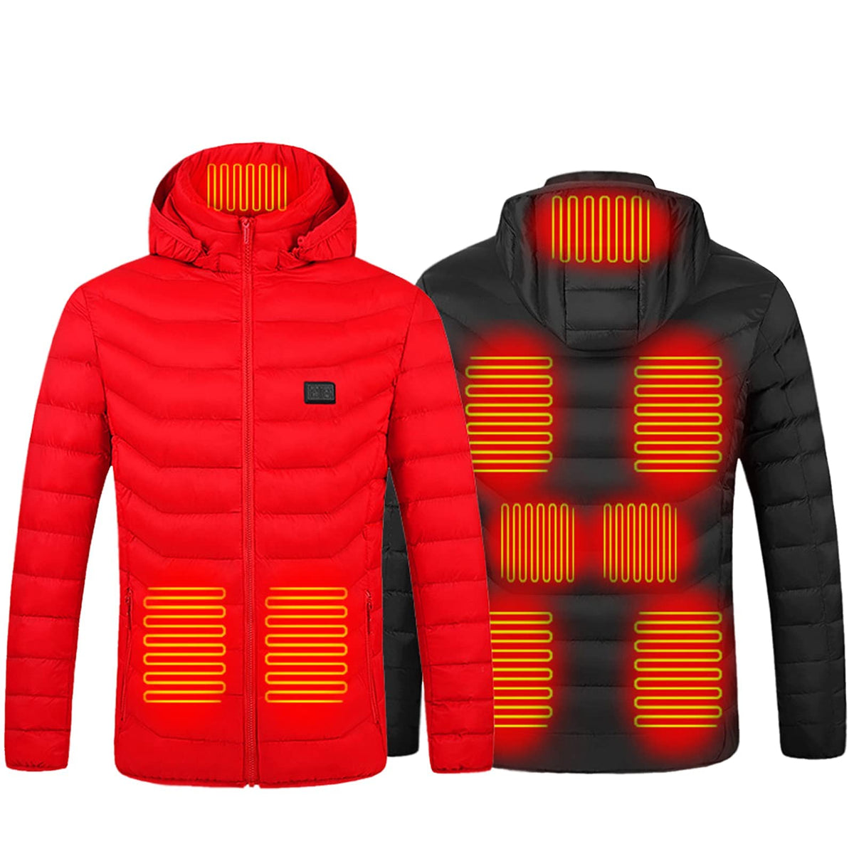 USB Heated Winter Jacket — 9-Zone Electric Warmth, Unisex