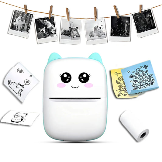 Mini Portable Wireless Thermal Printer - iOS & Android Compatible