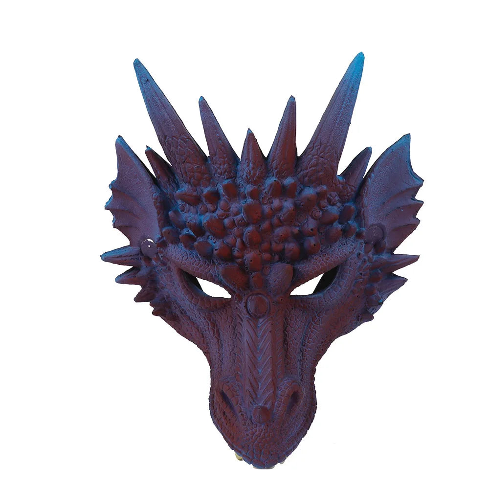 Dragon Cosplay Mask & Wings Set – Adult Dinosaur Halloween Costume for Carnival, Masquerade & Cosplay Events