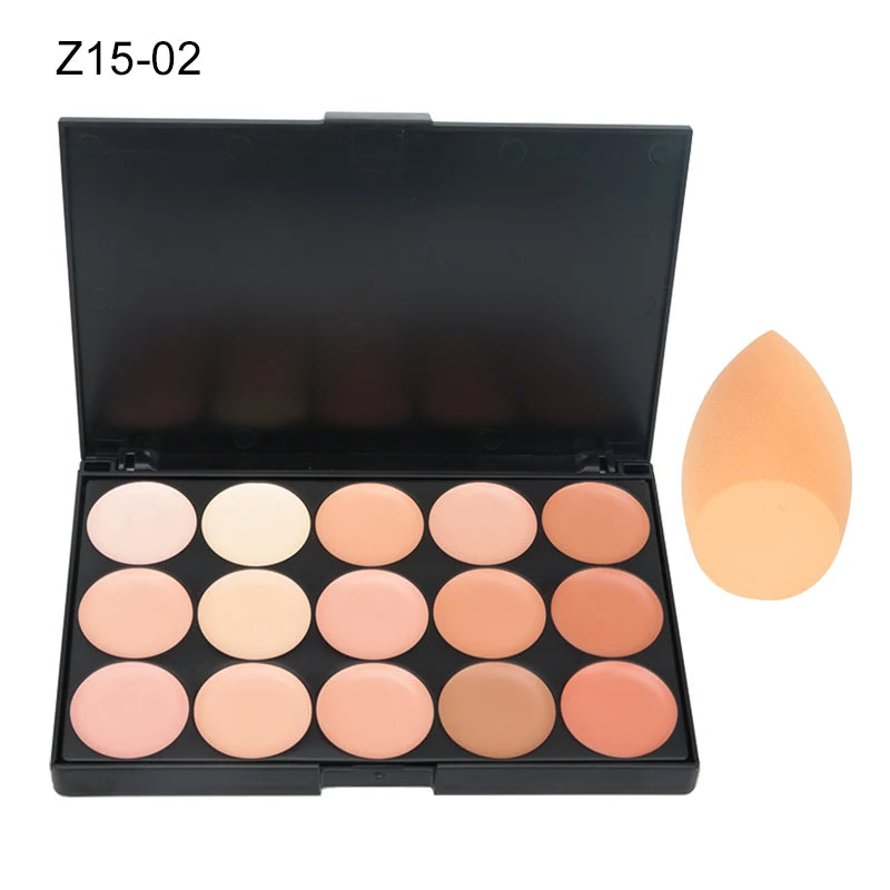 15-Color Concealer Contour Palette