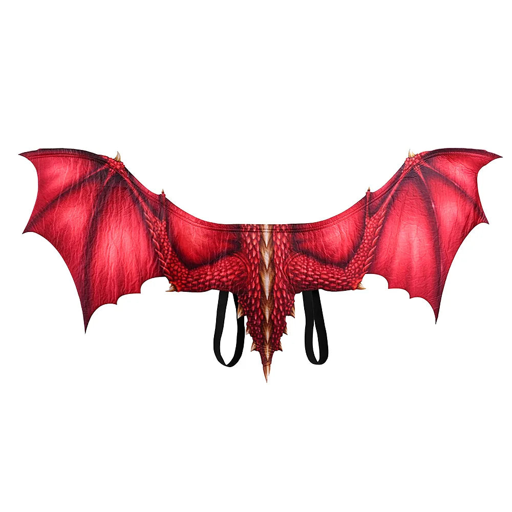 Dragon Cosplay Mask & Wings Set – Adult Dinosaur Halloween Costume for Carnival, Masquerade & Cosplay Events