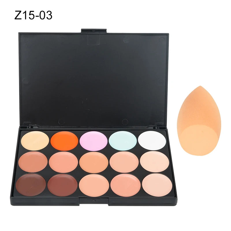 15-Color Concealer Contour Palette