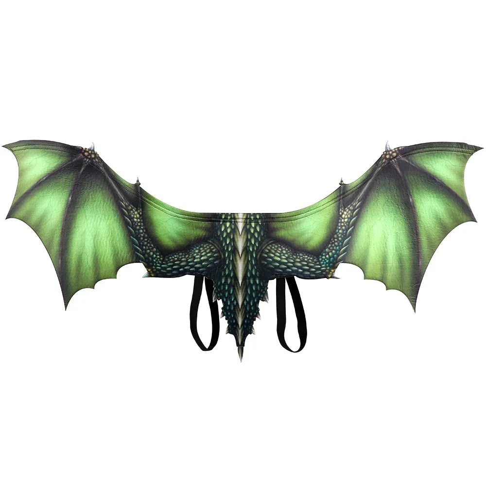 Dragon Cosplay Mask & Wings Set – Adult Dinosaur Halloween Costume for Carnival, Masquerade & Cosplay Events