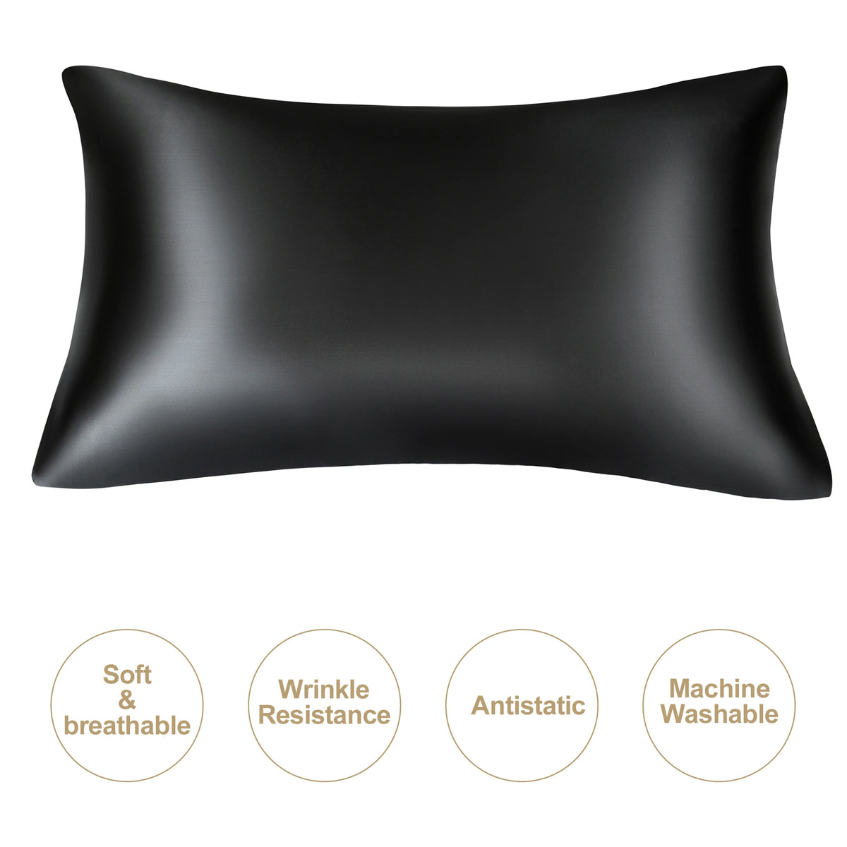 JuwenSilk Mulberry Silk Pillowcase - Standard & Queen Size