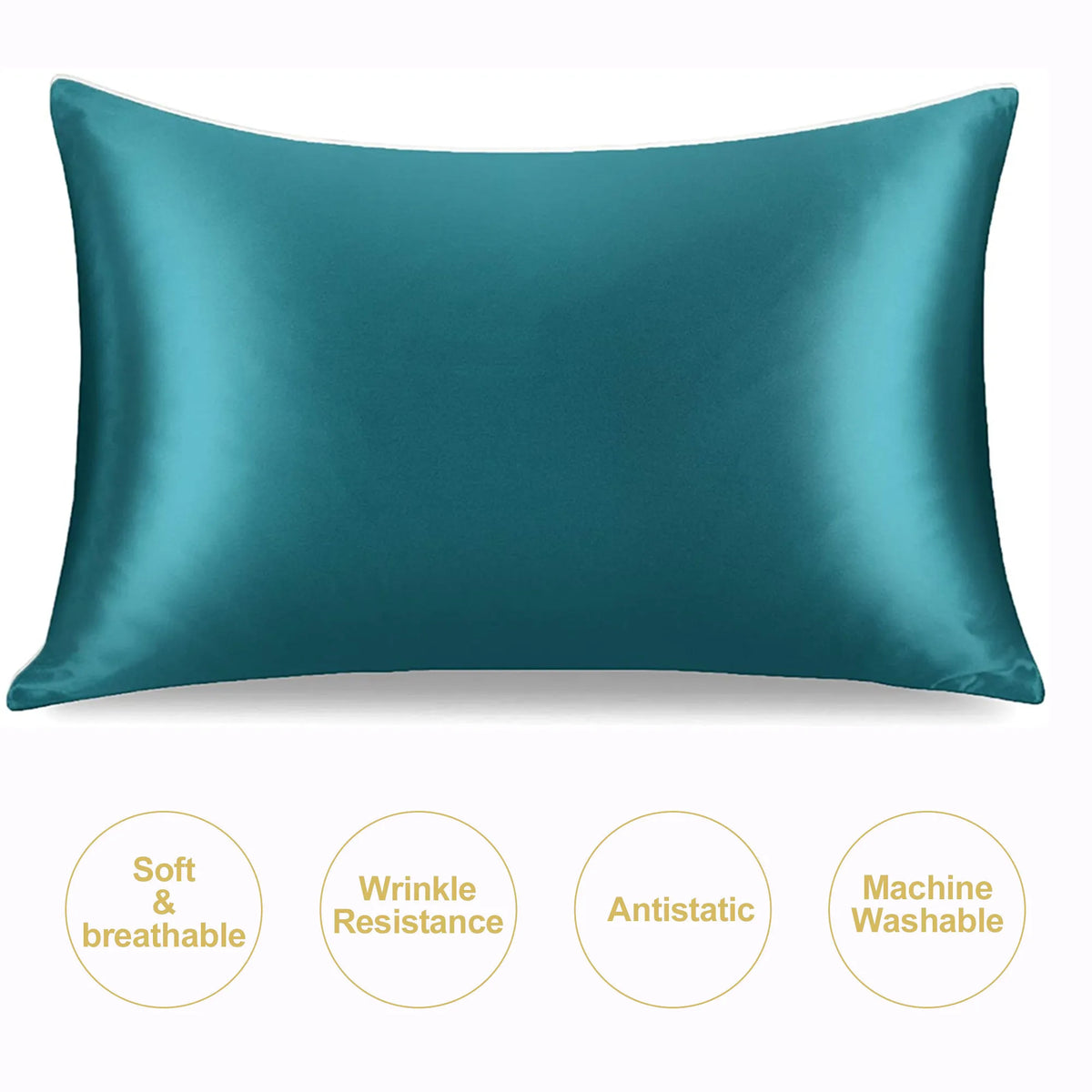JuwenSilk Mulberry Silk Pillowcase - Standard & Queen Size