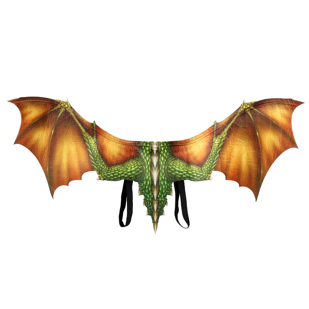 Dragon Cosplay Mask & Wings Set – Adult Dinosaur Halloween Costume for Carnival, Masquerade & Cosplay Events