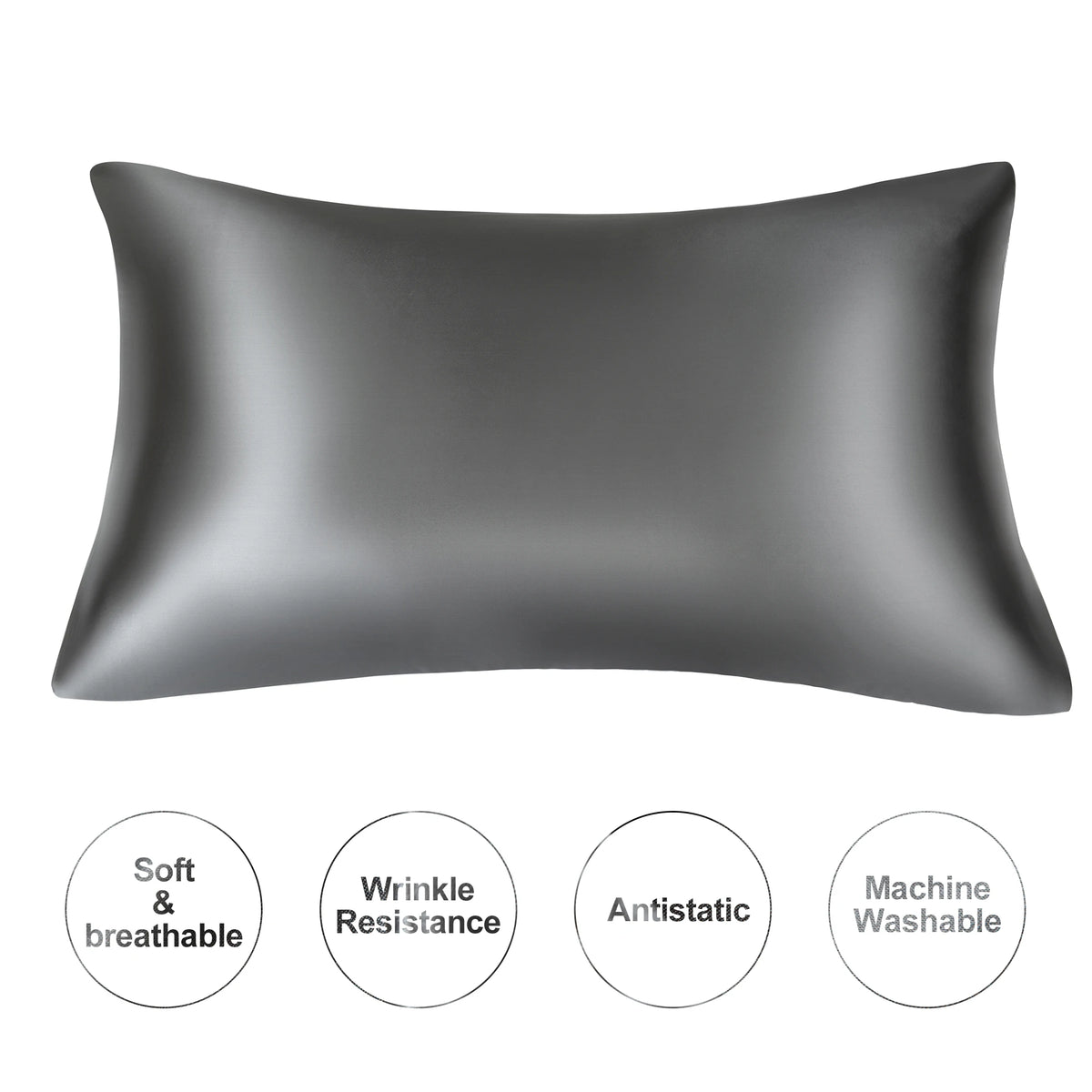 JuwenSilk Mulberry Silk Pillowcase - Standard & Queen Size