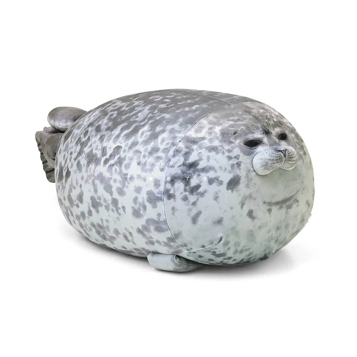 Angry Blob Seal Pillow – Chubby 3D Plush Stuffed Animal Toy