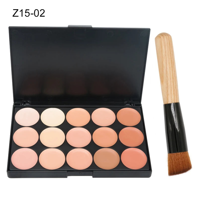15-Color Concealer Contour Palette