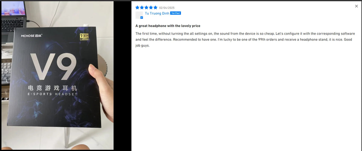 Wireless Gaming Headset – 7.1 Surround