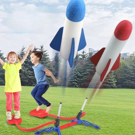 Rocket Foot Pump Launcher – Air-Powered Outdoor Toy for Kids