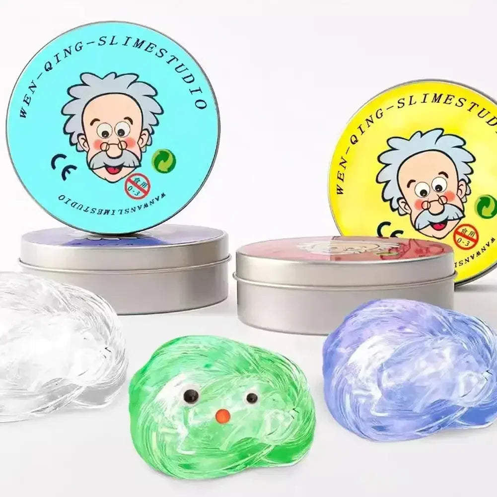 9E-Colorful Non-Newtonian Liquid Decompression Toys Children Transparent Elastic Modeling Compound Non Toxic Creative Crafts