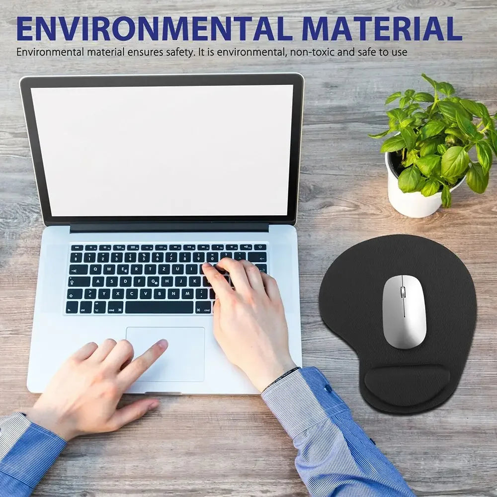 Memory Foam Wrist Rest Mouse Pad
