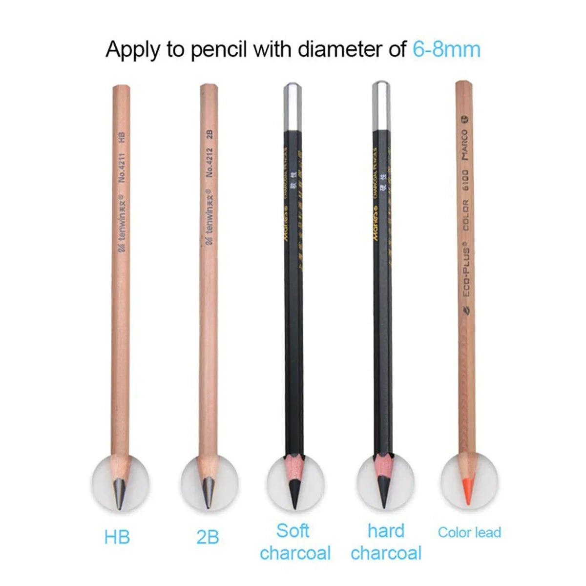 Electric Sharpener Assembly Desktop Automatic Pencil Sharpener Suitable To Pencils (6-8mm) for Students School Office Station