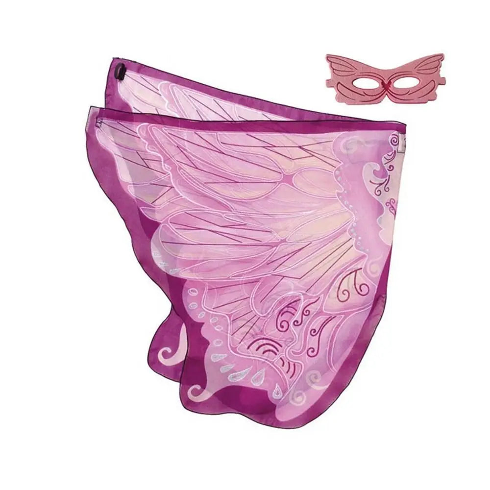 Kids Butterfly & Angel Wings Shawl Cape – Fairy Elf Costume for Halloween, Cosplay, Dance & Stage Performance (Multiple Colors)