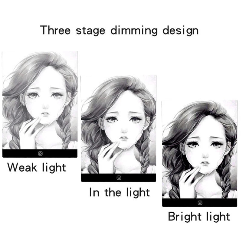 LED Light Tracing Pad for Kids – 3-Level Dimmable Drawing Copy Board
