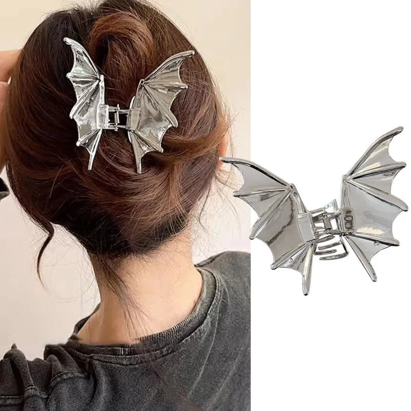 Gothic Spider Hair Claw Clips – Strong Hold Metal Shark Clamps for Halloween, Punk & Everyday Styling (24 Styles)