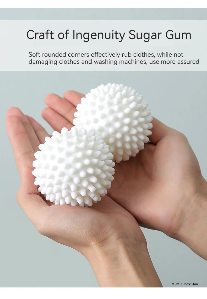 Reusable Laundry Balls for Washing Machine Anti-Winding Magic Balls Drying Cleaning Washing Machine Balls Cleaning Supplies