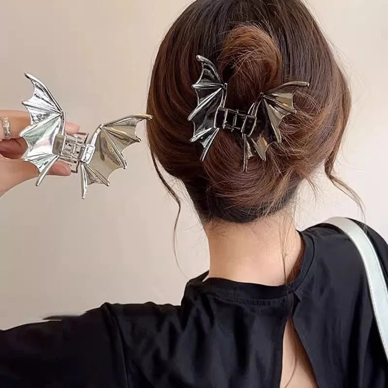 Gothic Spider Hair Claw Clips – Strong Hold Metal Shark Clamps for Halloween, Punk & Everyday Styling (24 Styles)