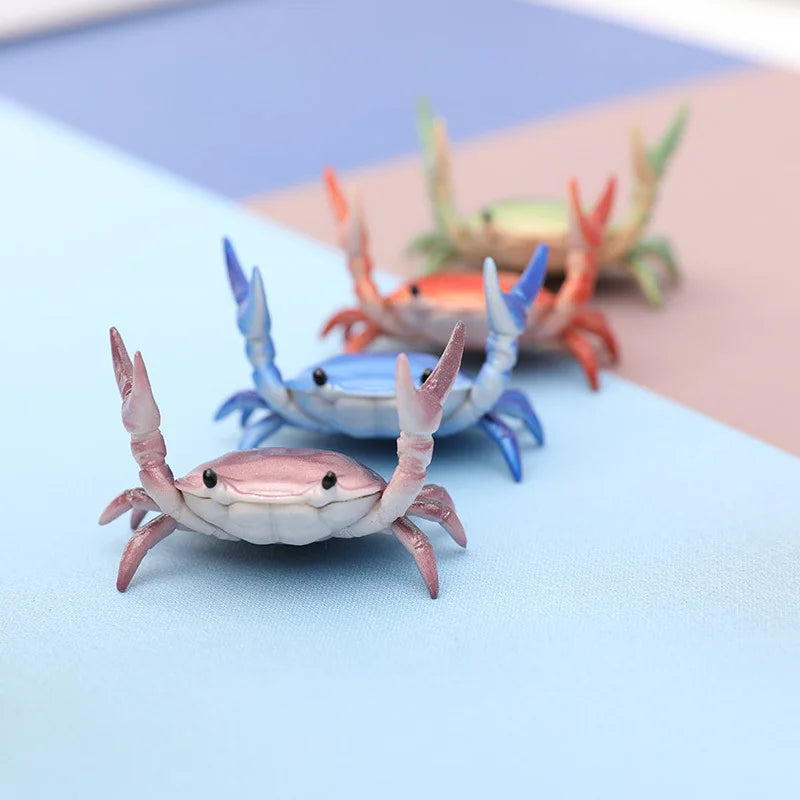Crab-Shaped Desktop Pen Holder – Cute Novelty Stationery Organiser for Desk, Kids, School & Office (Green, Purple, Red or Blu