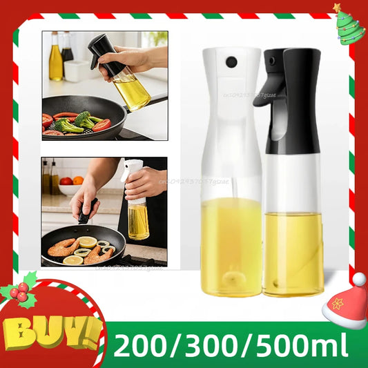 Kitchen Oil Spray Bottle with Brush — 200/300/500ml | BBQ & Cooking