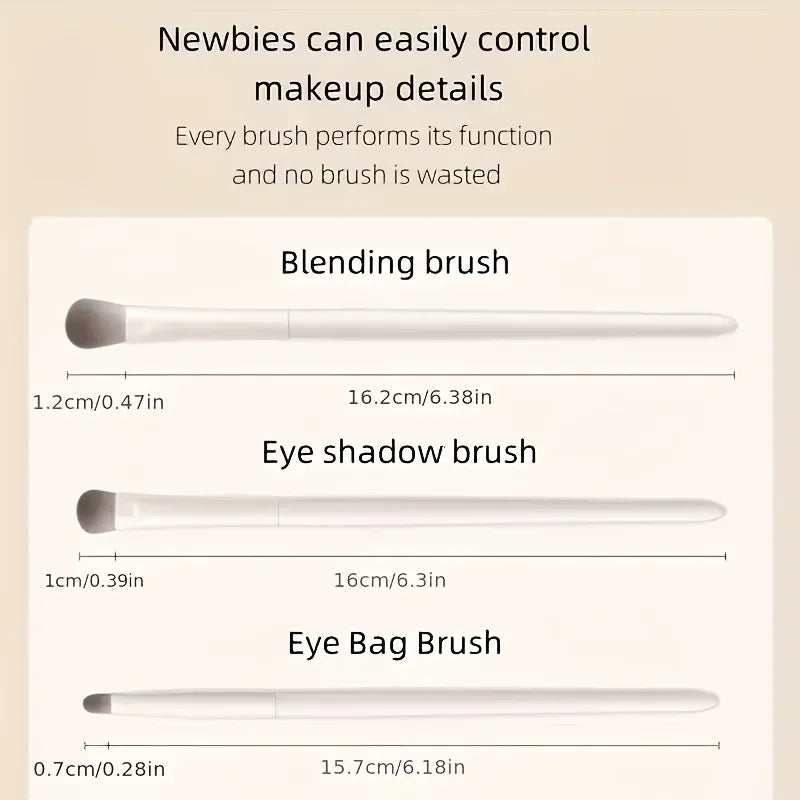 Eye Makeup Brush Set 5-Piece – Travel