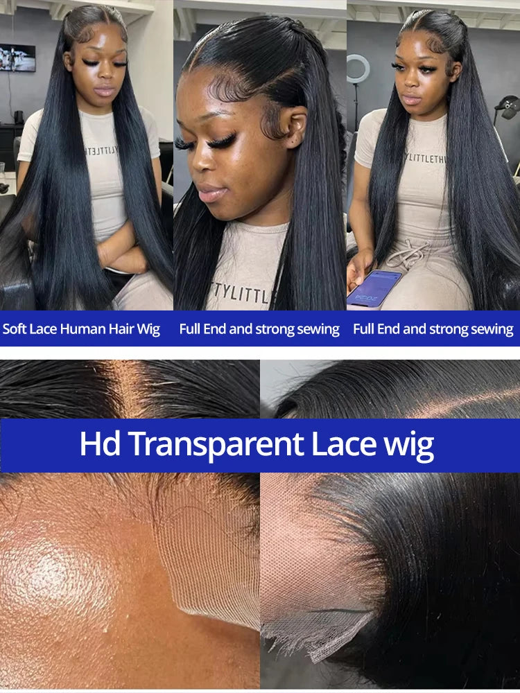 Bone Straight Lace Front Human Hair Wig
