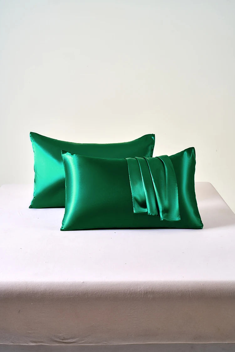 Cooling Satin Pillowcase Set - Smooth & Breathable (2-Pack)