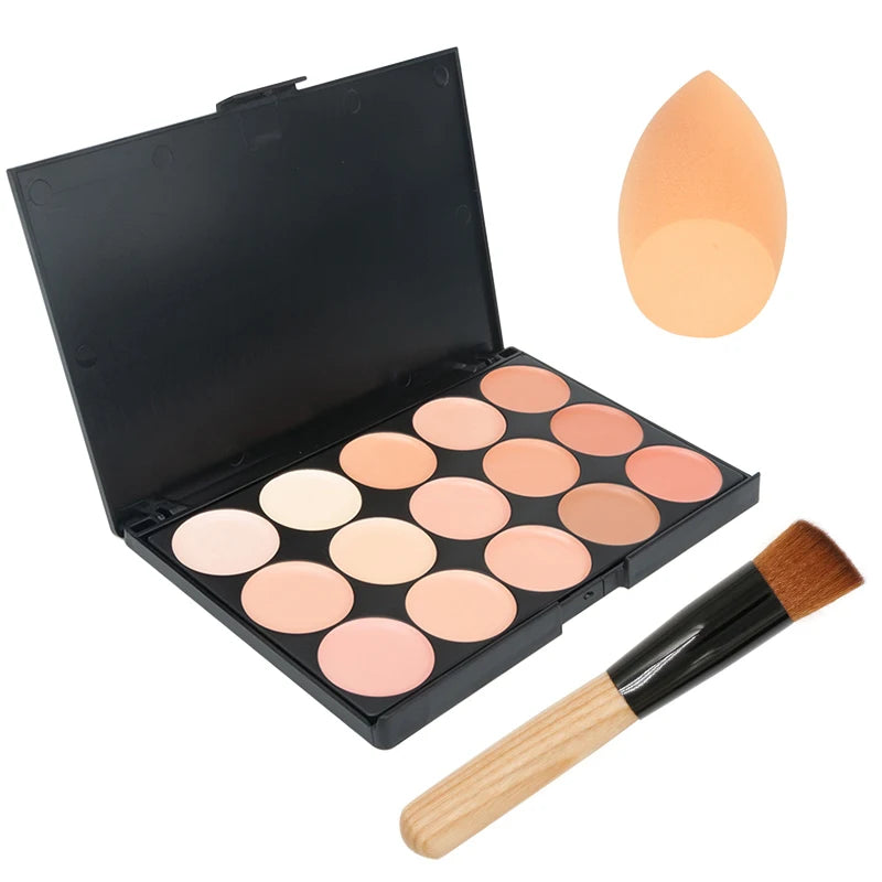 15-Color Concealer Contour Palette