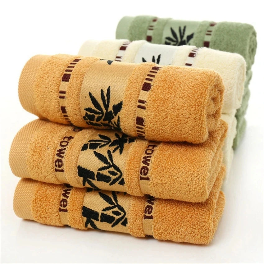 Bamboo Fiber Bath Towel Set
